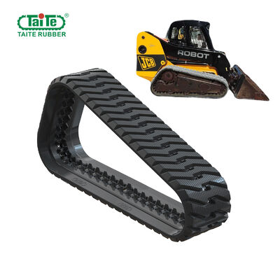 良い価格 Jointlessスキッドの雄牛のゴムは堅い地面に合わせられるJCB ロボT180Tのための320 X 86BL X 50を追跡します オンライン