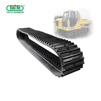 良い価格 Tough Continuous Rubber Track for Komatsu CD60R with 600x100x82 Size, 8200MM Length, and Rubber and Steel Cord Material コマツーCD60Rは600×100×82サイズ, 8200MM長さ,そしてゴムと鋼鉄コードの素材を搭載している オンライン